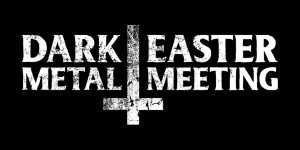 Dark Easter Metal Meeting LOGO on black